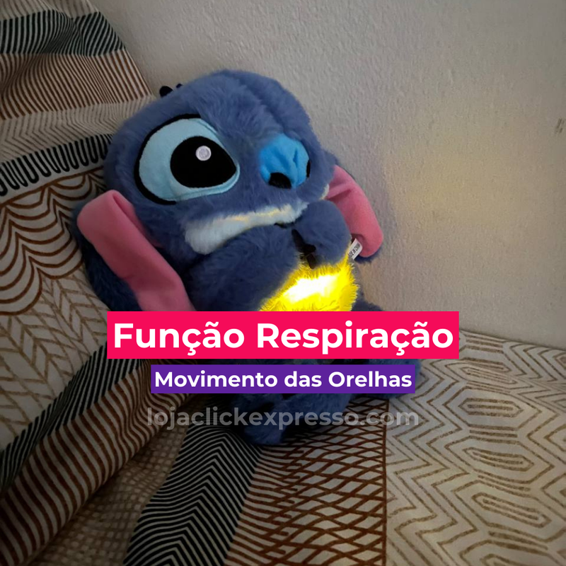 Stitch Pelúcia que Respira